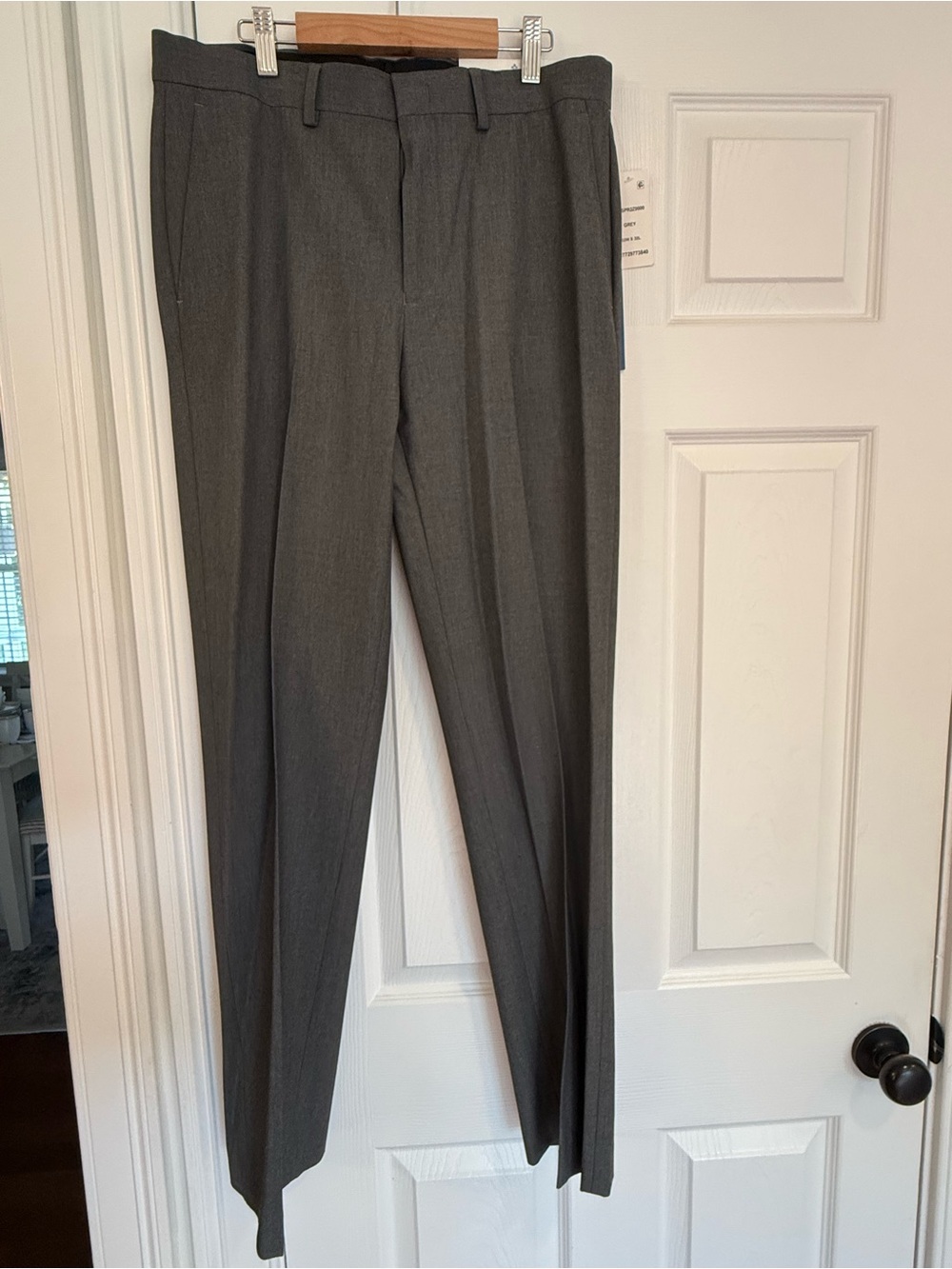 Ryan Seacrest Distinction Charcoal Gray Dress Pants